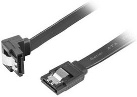 Lanberg SATA To SATA 6 Gb/s Angled Black 0.5m