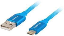 Lanberg USB To Micro - USB Blue 1m