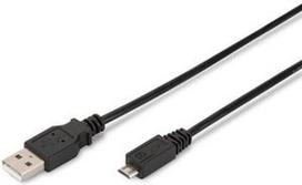 Assmann Cable USB to USB-micro Black 3m