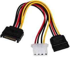 Akyga Adapter SATA / SATA+Molex 0.15m