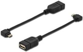 Assmann Cable USB-micro / USB Black 0.15m