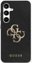 galaxu s25 ultra black - Guess "Grained Big 4G Logo Small Classic Logo Case Galaxy S25 Ultra" Black - 1 nuotrauka