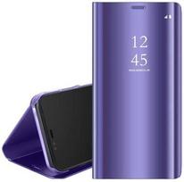 Mocco Clear View Cover Case For Samsung Galaxy A20e Purple