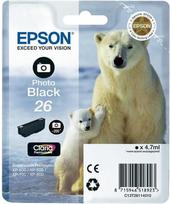 epson xp - Epson C13T26114010 No.26 Black - 1 nuotrauka