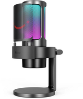 kondensatoriniai mikrofonai - FIFINE AmpliGame A8 RGB Black - 1 nuotrauka