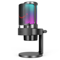 kondensatoriniai mikrofonai - FIFINE AmpliGame A8 RGB Black - 2 nuotrauka