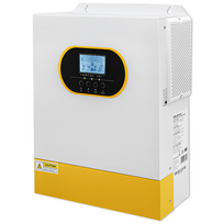off grid inverteris - Qoltec 3.5kVA Hybrid Off-Grid Solar Inverter, 3.5kW, 100A, MPPT, LCD, BMS, Pure Sine - 1 nuotrauka