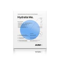 AimX „Hydrate Me“ lakštinė drėkinanti veido kaukė su peptidais, 25 ml x 5vnt dėžutėje.
