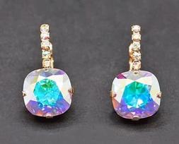Diamond Sky Earrings Glare VII Aurore Boreale With Swarovski Crystals