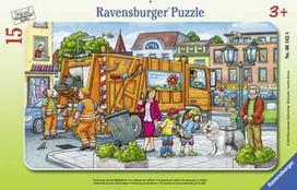 Ravensburger Frame Puzzle Garbage Truck 15pcs 061624