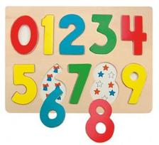 Pirkti Woodyland Educational Color Puzzle Numbers 10pcs 90325 - Photo 1