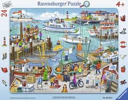 Ravensburger Frame Puzzle Day At The Port 24pcs 061525
