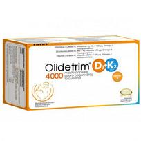 omega 3 papildai - OLIDETRIM 4000 D3 + K2 OMEGA-3, 30 kapsulių - 1 nuotrauka