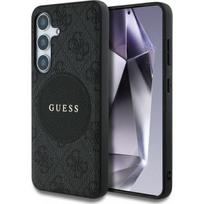 samsung galaxy s25 plus deklas - Guess "4G Round Patch Classic Logo MagSafe Case Galaxy S25 Plus" Black - 1 nuotrauka
