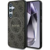 Guess "Leather 4G Colored Ring Classic Logo MagSafe Case Galaxy S25" Brown