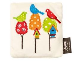 FASHY šildyklė su vynuogių kauliukų užpildu Birdie 6396 02  12x12 cm