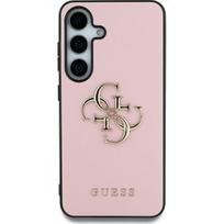 Guess "Grained Big 4G Logo Small Classic Logo Case Galaxy S25 Ultra" Pink