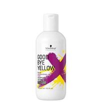 Geltonus tonus neutralizuojantis šampūnas Schwarzkopf Good Bye Yellow Šampūnas 300ml