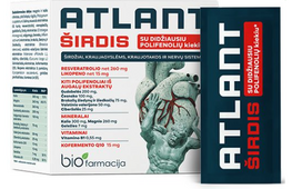 papildas atlant - Biofarmacija Atlant Širdis, 28 pakeliai - 2 nuotrauka