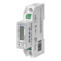 elektros skaitiklis 100a - ORNO OR-WE-524 Vienfazis elektros skaitiklis 100A MID 1 modulis DIN TH-35mm PV - 3 nuotrauka