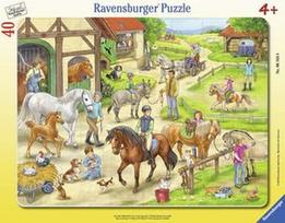 Ravensburger Frame Puzzle Horse Farm 40pcs 061648