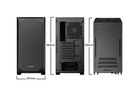 be quiet! pure base - be quiet! Pure Base 500 Window Black (Juodas) - 2 nuotrauka