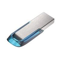 flash 64 usb atmintines - Sandisk Ultra Flair 64GB Blue (Mėlynas) - 3 nuotrauka