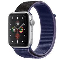 Nuo €] Apple Watch Series 5 GPS 44mm Silver Aluminum Case with Sport Loop  Midnight Blue | Kainos.lt