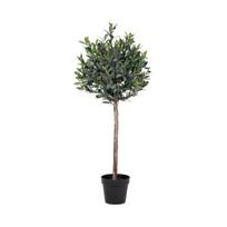 Dirbtinis augalas vazone, alyvmedis House Nordic, žalia, 126 cm
