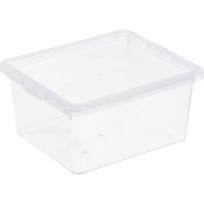 Daiktadėžė Plast Team Basic Box, 2,3 l, skaidri, 20,5 x 10 x 17 cm