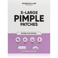 Breakout+aid XL pleistrai probleminei odai gydyti su salicilo rūgštimi ir retinoliu, 5 vnt.