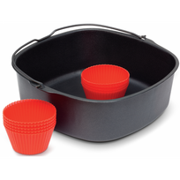 philips oro gruzdintuve - Philips Airfryer XXL Baking Kit HD9957/00 - 3 nuotrauka
