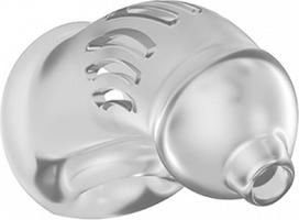 chastity cage - Shots ManCage Model 29 - TPE skaistumo narvas, skaidrus - 2 nuotrauka