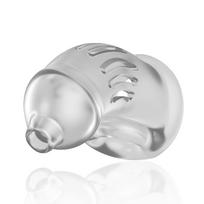 chastity cage - Shots ManCage Model 29 - TPE skaistumo narvas, skaidrus - 3 nuotrauka