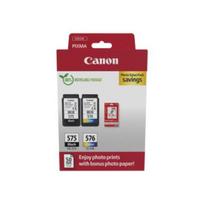 spausdintuvo canon kasetes - Canon PG-575/CL-576 rašalo kasetė su fotopopieriumi - 2 nuotrauka