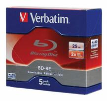 Duomenų laikmena Verbatim Blu-ray Disc, 25GB, 5vnt.