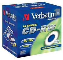 cd rw - Duomenų laikmena Verbatim, 700MB - 1 nuotrauka