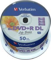 dvd diskai - Duomenų laikmena Verbatim, 8.5GB, 50vnt. - 1 nuotrauka