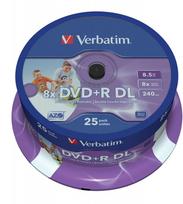 dvd 8.5gb - Duomenų laikmena Verbatim, 8.5GB, 25vnt. - 1 nuotrauka