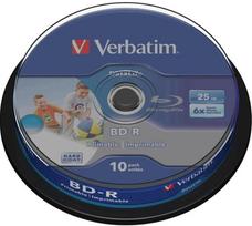 verbatim bd r - Duomenų laikmena Verbatim, 25GB, 10vnt. - 1 nuotrauka