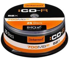 cd r - Duomenų laikmena Intenso, 700MB, 25vnt. - 1 nuotrauka