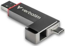usb c atmintukas - Verbatim Pendrive 512GB USB-A/USB-C Dual QuickStick 32042 - 1 nuotrauka