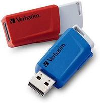 usb atmintukai 32gb - Atmintukas Verbatim Store 'n' Click 2 Dalys Mėlyna Spalvotas 32GB - 1 nuotrauka