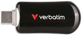 usb c atmintukas - Pendrive Verbatim Plectra 256GB USB-C juodos spalvos 30226 - 1 nuotrauka