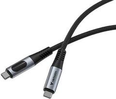 Verbatim Sync&Charge 240W 120cm USB-C/USB-C inkl. Ekranas 31849