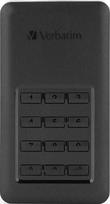 Verbatim Store N Go Secure, 53402, 256GB, šifruotas, su skaičių klaviatūra, USB-C jungtimi, 2,5", USB-C, R