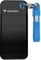 isoriniai ssd - Verbatim diskas SSD 2TB - raktų pakabukas su laidu USB 3.2 gen.2 juodos ir mėlynos spalvos 32195 - 1 nuotrauka
