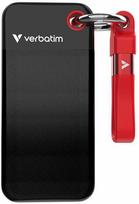 Verbatim Dysk SSD 1TB - USB 3.2 gen.2 juodos ir raudonos spalvos 32192