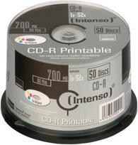 cd r - Duomenų laikmena Intenso, 700MB, 50vnt. - 1 nuotrauka