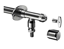 2.1 - Schell Polar II neužšąlantis sodo kranas 200-500 mm 1/2" - 1 nuotrauka